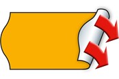 Papper, Fotopapper & Etiketter - METO Permanenta prisetiketter, 26x12mm - 30007341