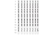 Papper, Fotopapper & Etiketter - METO Classic S 826/12 Prismärkare - 30007658
