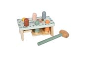 Babyleksaker - Small Foot - Wooden Hammer Bench Game Safari FSC - 12740
