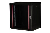 Rack chassis - Equip Pro Mount - rack - 600x450 mm with glass door removable and lockable panels assembled - 12U - EPM-12-6045-B-CBAA