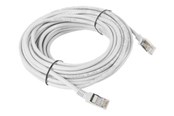 Nätverkskabel - Lanberg patch cable - 10 m - grey RAL 7035 - Grå - 10m - PCU6-10CC-1000-S