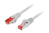 Nätverkskabel - Lanberg patch cable - 1 m - grey - Grå - 1m - PCF6-10CU-0100-S