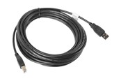 USB-kabel - Lanberg - USB cable - USB to USB Type B - 5 m - CA-USBA-10CC-0050-BK