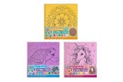 Kreativa spel - Grafix Paint by Number Glitter Canvas 9 pcs. - 150116