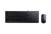 Tangentbord - Lenovo 300 USB Combo - keyboard and mouse set - US Input Device - Tastatur & Mus set - Engelska (US) - Svart - GX30M39606