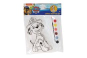 Kreativa spel - Wins Holland Canvas Painting PAW Patrol - Marshall - incl. Brush and 6 colors of paint - PB500