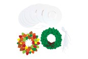 Konst- och hantverksmaterial - Colorations - Cardboard Wreaths 24pcs. - CHDYOWRT