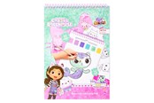 Kreativa spel - Canenco Gabby's Dollhouse Watercolour Paint Set Book - incl. Brush - GD24355V1