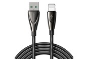 USB-kabel - Joyroom Pioneer Series SA31-AL3 USB-A / Lightning 3A 1.2m  Cable - Black - 6956116759520