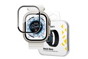 Mobiltelefontillbehör-Skyddsfilm - Wozinsky Full Glue Acrylic Glass for Apple Watch 49mm 9H Full Screen with Black Frame - 9145576274569