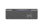 Tangentbord - Logitech K980 Signature Slim Solar+ for Business - Tangentbord - Schweizisk - Grå - 920-013772