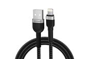 USB-kabel - Wozinsky WNBAL2 USB-A / Lightning 2.4A 2m Cable - Black - 5907769308703