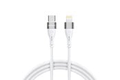 USB-kabel - Wozinsky WSTCL1 Lightning / USB-C PD 27W 1 m Cable - White - 5907769308772