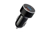 Mobile - Adapters & Chargers - Wozinsky WDCCAC USB-C USB-A 36W Car Charger - Black - 5907769308505