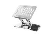 Tablet - Other accessories - Wozinsky WRS-CPY84SS 360 Aluminum Laptop and Tablet Stand + Smartphone Stand - Silver - 5907769364617