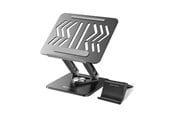 Tablet - Other accessories - Wozinsky WRS-CPY84SB 360 Aluminum Laptop and Tablet Stand + Smartphone Stand - Black - 5907769364600