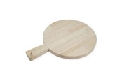 Träleksaker - Playwood Wooden Cutting Board Round with Handle 34cm - SL252C
