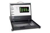 Skärm - 19" Tripp Lite Eaton Series 16-Port Rack Console Cat5 KVM Switch 1U RM 19" LCD Rackmount - B070-016-19