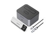 Hårddisk, tillbehör - ORICO IT28E-C 2-Disk Docking Station with M.2 NVME - ORICO-IT28E-C-EU-GY-BP-HU