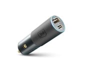 Mobile - Adapters & Chargers - 3mk Hyper Car Charger USB-C USB-A 100W - Silver - 5903108464567