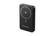 PowerBank - Wozinsky WLWP-10KA0Y3S 22.5W PD Qi2 10000 mAh with stand 1x USB-A 1x USB-C - black PowerBank - Svart - 10000 mAh - 5907769367441