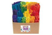 Kreativa spel - Colorations - Colored Wooden Craft Sticks Classroom Pack 1200pcs. - COOLWOOD