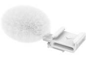 Foto & Video Tillbehör - SmallRig Cold Shoe Adapter with Furry Windscreen (white) for Sony ZV series cameras - 4734