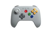 Spel Tillbehör - 8BitDo 64 Bluetooth - Classic Grey - PC - Switch 1 & 2 - Wireless Controller - Android - RET00905