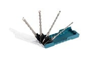 Borr & Bits - Makita E-13605 Drill Bit Set - For Concrete Masonry Bricks - 4 Pieces - E-13605