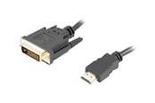 Displaykabel - Lanberg adapter cable - HDMI / DVI - 1.8 m - CA-HDDV-20CU-0018-BK
