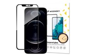 Mobiltelefontillbehör-Skyddsfilm - Wozinsky uper Durable Full Glue Tempered Glass Full Screen Protector Frame Case Friendly iPhone 16e / 14 / 13 Pro / iPhone 13 Black - 5907769317651