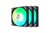 Chassi fläkt - Tryx ROTA SL ARGB Reverse (3-pack) - Chassi fläkt - 120mm - Svart med RGB LED - F-R120R-AM3M-G0K