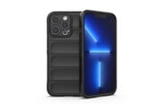 Mobile - Covers & Cases - Hurtel Magic Shield Case - iPhone 13 Pro Flexible Armored Cover Black - 9145576258545