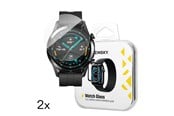 Mobiltelefontillbehör-Skyddsfilm - Wozinsky Full Glue Tempered Glass for Huawei Watch GT 2 / GT 2 Pro 42mm (2 pcs) - 5907769366321