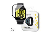 Mobiltelefontillbehör-Skyddsfilm - Wozinsky Full Glue Tempered Glass for Xiaomi Redmi Watch 5 Active (2 pcs) - 5907769366369