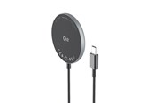 Mobile - Adapters & Chargers - Wozinsky Magnetic Induction Charger 15W Wireless Qi2 - Black - 5907769367533