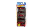 Leksaksbil - Hot Wheels Basics Ferrari 1:64 5-Pack - JLN12