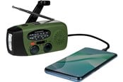 DAB, Nätverk & Klockradio - Thomson RT260 - Emergency Hand Crank Radio - Green - RT260