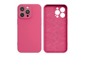 Mobile - Covers & Cases - Hurtel Silicone Case iPhone 14 Plus Silicone Case Fuchsia - 9145576262351