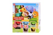 Kreativa spel - Playgo Animal Island Clay Set - 6 Clay Pots - 8204