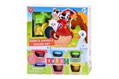 Kreativa spel - Playgo Farm and Animals Clay Set - 6 Clay Pots - 8200