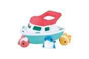Babyleksaker - Playgo Bath Set Boat with Spray Figures - 4pcs. - 1839