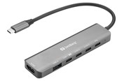 Dockning - Sandberg USB-C 6-in-1 MediaDock - 136-77