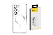 Mobile - Covers & Cases - Wozinsky Electroplated Magsafe Case for Samsung Galaxy S24 FE - Silver - 5907769371400
