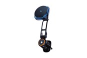 Andra mobiltillbehör - Wozinsky WCT5-6S2Y Car Mount with Qi/MagSafe Induction Charger 15W with Air Vent Grille Fan - Black - 5907769372506