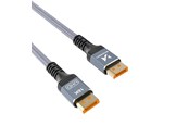 Displaykabel - Wozinsky WPS-16AYL3S DisplayPort 2.1 Certified VESA 80Gbps 16K@60Hz 8K@120Hz 4K@240Hz HDR HDCP DSC 3m Cable - Black - 5907769376665