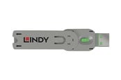 Systemtillbehör - Lindy USB Type A Port Blocker Key - USB port blocker - 40621