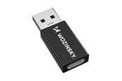 USB Hub - Wozinsky WAAC-01 USB-A - USB-C OTG - black USB Hub - 1 - Svart - 5907769378980
