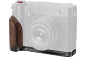 Kamerarem - SmallRig 5266 L-Shape Mount Plate with Wooden Handle for FUJIFILM GFX100RF Black - 5266