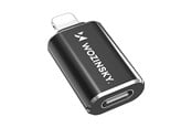 USB-kabel - Wozinsky WALC-01 Lightning Adapter - USB-C - Black - 5907769378942